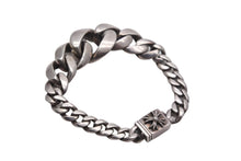 Load image into Gallery viewer, CHROME HEARTS クロムハーツ ブレスレット テーパードクラシックリンク ボックスCH 49g シルバー925 美品 中古 55030