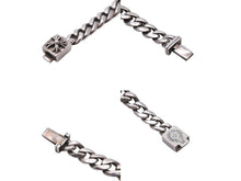Load image into Gallery viewer, CHROME HEARTS クロムハーツ ブレスレット テーパードクラシックリンク ボックスCH 49g シルバー925 美品 中古 55030