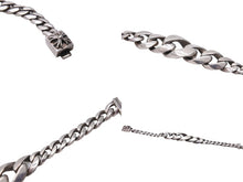 Load image into Gallery viewer, CHROME HEARTS クロムハーツ ブレスレット テーパードクラシックリンク ボックスCH 49g シルバー925 美品 中古 55030