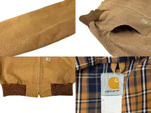 Load image into Gallery viewer, Carhartt カーハート アクティブジャケット ヴィンテージ ブラウン コットン ダック地 アメリカ製 サイズ不鮮明 良品 中古 55055