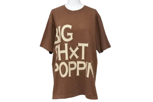 SWAGGER × T.I. VS T.I.P. スワッガー 半袖Ｔシャツ アルバム発売記念限定Tシャツ ブラウン コットン サイズM 美品 中古 55063