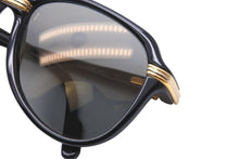 Load image into Gallery viewer, CARTIER カルティエ ヴィンテージ ティアドロップサングラス 140 トリニティ 91年 プラスチック ブラック ゴールド 美品 中古 55090