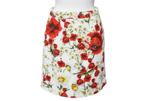 Load image into Gallery viewer, DOLCE&amp;GABBANA ドルチェアンドガッバーナ タイトスカート セミフレアスカート 薔薇 マーガレット 膝上 11/12 美品 中古 55133
