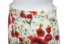 Load image into Gallery viewer, DOLCE&amp;GABBANA ドルチェアンドガッバーナ タイトスカート セミフレアスカート 薔薇 マーガレット 膝上 11/12 美品 中古 55133