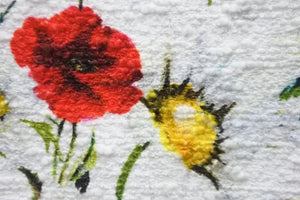 DOLCE&GABBANA ドルチェアンドガッバーナ タイトスカート セミフレアスカート 薔薇 マーガレット 膝上 11/12 美品 中古 55133