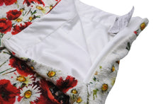 Load image into Gallery viewer, DOLCE&amp;GABBANA ドルチェアンドガッバーナ タイトスカート セミフレアスカート 薔薇 マーガレット 膝上 11/12 美品 中古 55133