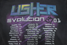 Load image into Gallery viewer, USHER アッシャー EVOLUTION01 R&amp;B 00s ヴィンテージ ツアーT 半袖 Tシャツ ALLSPORT カットソー M 良品 中古 55144