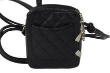 Load image into Gallery viewer, CHANEL シャネル ポシェット ミニ ショルダーバッグ カンボンライン ココマーク８番代 ブラック ホワイト 良品 中古 55166
