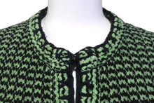 Load image into Gallery viewer, CHANEL シャネル カーディガン グリーンココマークボタン カシミヤ コットン ポリアミド サイズ36 P70487K10067 美品 中古 55192