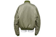 Load image into Gallery viewer, PHENOMENON フェノメノン MA-1ジャケット 2013年AW 38 M ナイロン ポリエステル グリーン オレンジ シルバー金具 美品 中古 55207
