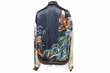 画像をギャラリービューアに読み込む, SAINT LAURENT サンローラン 16SS イーグルタイガー スカジャン ブルゾン 416035 テディジャケット サイズ42 良品 中古 55208 