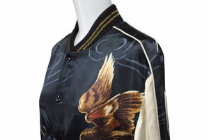 SAINT LAURENT サンローラン 16SS イーグルタイガー スカジャン ブルゾン 416035 テディジャケット サイズ42 良品 中古 55208 
