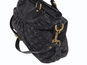 極美品 LOUIS VUITTON ルイヴィトン ネオカヴィMM ハンドバッグ M95351 モノグラムデニム レザー 2WAY ゴールド金具 中古 4b005521