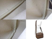 Load image into Gallery viewer, LOUIS VUITTON ルイヴィトン ショルダーバッグ リポーター PM ダミエキャンバス N45253 ブラウン ゴールド金具 美品 中古 55222