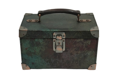 Jean Paul GAULTIER ジャンポール ゴルチェ Vサイバー バニティ ケース シルバー金具 美品 中古 55237 