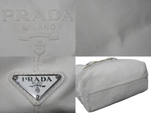 画像をギャラリービューアに読み込む, PRADA プラダ トートバッグ ドリル 2WAY トートバッグ ショルダーバッグ コットンキャンバス 1BG395 2VG081 中古 55241 