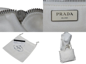PRADA プラダ トートバッグ ドリル 2WAY トートバッグ ショルダーバッグ コットンキャンバス 1BG395 2VG081 中古 55241 