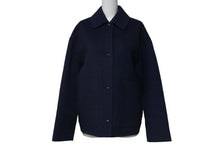 Load image into Gallery viewer, 新品同様 HERMES エルメス ジャケット コート ネイビー カシミヤ サイズ36 *17-7102 フランス製 中古 55270