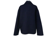 Load image into Gallery viewer, 新品同様 HERMES エルメス ジャケット コート ネイビー カシミヤ サイズ36 *17-7102 フランス製 中古 55270