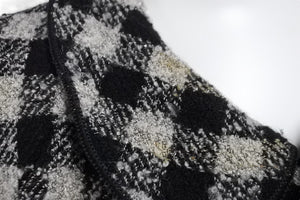 CHANEL シャネル ジャケットツイードジャケット ブラック ホワイト ココマーク ココボタン ブラック ホワイト 中古 55281