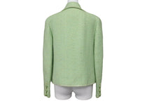 Load image into Gallery viewer, 極美品 CHANEL シャネル ジャケット ココマーク 97P グリーン ツイード P07346V05393 サイズ40 中古 55317