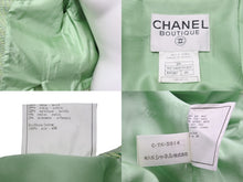 Load image into Gallery viewer, 極美品 CHANEL シャネル ジャケット ココマーク 97P グリーン ツイード P07346V05393 サイズ40 中古 55317