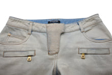 Load image into Gallery viewer, BALMAIN バルマン デニムパンツ デニム パンツ スキニー バイカーデニム サイドジップ サイズ36 美品 中古 55311