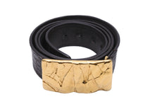 Load image into Gallery viewer, TOM FORD トムフォード ベルト バックル サイズ 105/42 レザー クロコ ゴールド ブラウン 良品 中古 55336