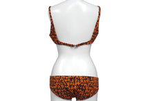 Load image into Gallery viewer, LOUIS VUITTON ルイヴィトン スイムウェア 水着 上下セット グラフィティ ブラウン オレンジ サイズ40 美品 中古 55349