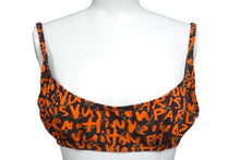Load image into Gallery viewer, LOUIS VUITTON ルイヴィトン スイムウェア 水着 上下セット グラフィティ ブラウン オレンジ サイズ40 美品 中古 55349