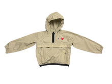 Load image into Gallery viewer, PLAY COMME des GARCONS K-WAY プレイコムデギャルソン ケイウェイ パーカー CA#06569 ベージュ ナイロン キッズ サイズ 4YEARS 美品 中古 4b005535