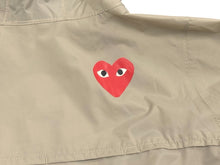 Load image into Gallery viewer, PLAY COMME des GARCONS K-WAY プレイコムデギャルソン ケイウェイ パーカー CA#06569 ベージュ ナイロン キッズ サイズ 4YEARS 美品 中古 4b005535