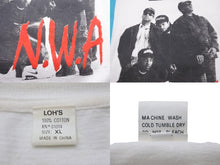 Load image into Gallery viewer, N.W.AＴシャツ 半袖 raptee ラップT ラップTEE 90&#39;s 90年代 vintage ヴィンテージ TシャツサイズXL 良品 中古 55369