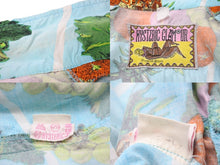 画像をギャラリービューアに読み込む, HYSTERIC GLAMOUR ヒステリックグラマー シャツ 襟付き 七分丈 ヴィンテージ レーヨン マルチカラー シルバー金具 良品 中古 55383