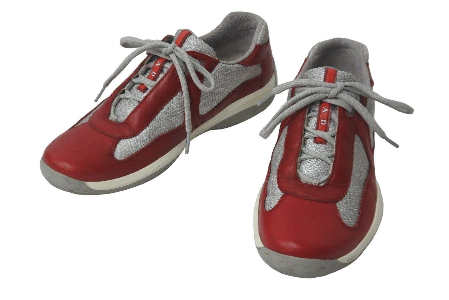 PRADA プラダ　靴 セール】プラダ☆ロゴプリントレザースニーカー☆1E621M (PRADA