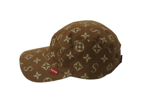Supreme シュプリーム 帽子 激レア 名作 初期モノグラムキャップ 2000年 ブラウン 美品 中古 55391 