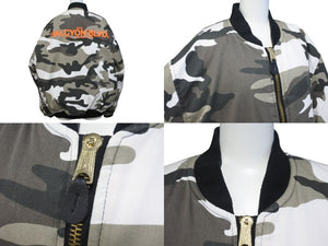 1017 ALYX 9SM アリクス 18SS カモフラージュ柄 パイロット ジャケット リバーシブル ホワイトカモ サイズM 良品 中古 55425
