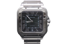 Load image into Gallery viewer, 新品同様 2023年 カルティエ CARTIER サントス ドゥ カルティエ ウォッチ LM WSSA0062 グリーン 中古 55448
