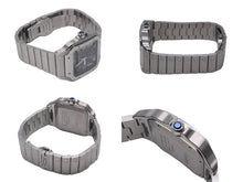 Load image into Gallery viewer, 新品同様 2023年 カルティエ CARTIER サントス ドゥ カルティエ ウォッチ LM WSSA0062 グリーン 中古 55448