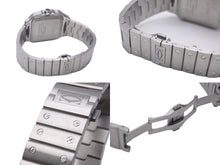 Load image into Gallery viewer, 新品同様 2023年 カルティエ CARTIER サントス ドゥ カルティエ ウォッチ LM WSSA0062 グリーン 中古 55448