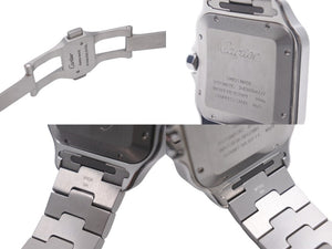 新品同様 2023年 カルティエ CARTIER サントス ドゥ カルティエ ウォッチ LM WSSA0062 グリーン 中古 55448
