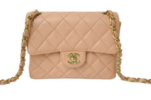 Load image into Gallery viewer, CHANEL シャネル チェーンショルダーバッグ ミニマトラッセ17cm 8番台 キャビア サーモンピンク ゴールド金具 美品 中古 55485