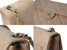 Load image into Gallery viewer, CHANEL シャネル チェーンショルダーバッグ ミニマトラッセ17cm 8番台 キャビア サーモンピンク ゴールド金具 美品 中古 55485