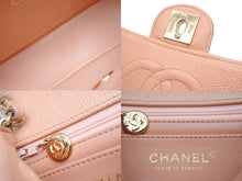 Load image into Gallery viewer, CHANEL シャネル チェーンショルダーバッグ ミニマトラッセ17cm 8番台 キャビア サーモンピンク ゴールド金具 美品 中古 55485
