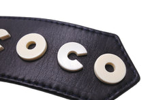 Load image into Gallery viewer, CHANEL シャネル ベルト バックル COCOロゴ ブラック レザー プラスチック ホワイト ゴールド金具 ユニセックス 美品 中古 55497