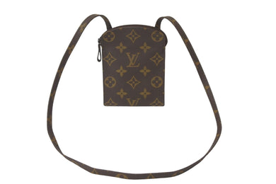 LOUIS VUITTON ルイヴィトン ショルダーバッグ ポーチ M45484 ポシェット セクレ モノグラム ブラウン 美品 中古 55512