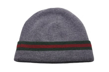 Load image into Gallery viewer, GUCCI グッチ ニット ニット帽 ニットキャップ ビーニー ウール ローゲージ ウェビングライン サイズ M 美品 中古 55525