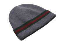 Load image into Gallery viewer, GUCCI グッチ ニット ニット帽 ニットキャップ ビーニー ウール ローゲージ ウェビングライン サイズ M 美品 中古 55525