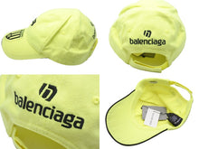 Load image into Gallery viewer, 新品未使用品 BALENCIAGA バレンシアガ キャップ フットボールロゴキャップ ローキャップ イエロー 中古 55534