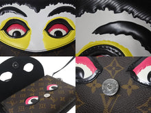 Load image into Gallery viewer, 極美品 LOUIS VUITTON ルイヴィトン ショルダーバッグ ポシェット・カブキマスク 山本寛斎コラボ M43495 シルバー金具 中古 55546